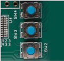 Boutons de programmation avec modes par défaut d’usine:  