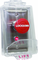 CM-450RL-7724-CPC: Série CM-400:Bouton-poussoir 1-5/8", plaque frontale en acier inoxydable - Boutons-poussoirs en forme de champignon