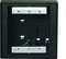 CM-53: Série CM-400:Bouton-poussoir 1-5/8", plaque frontale en acier inoxydable - Boutons-poussoirs en forme de champignon