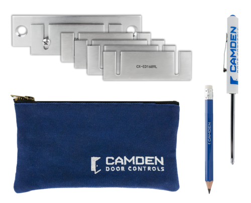 Les gabarits de marquage Camden Strike facilitent l’installation!