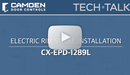 Vidéo d’installation du CX-EPD1289L:  