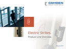Présentation de l’aperçu de la gamme de produits: Electric strikes product line 