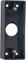 CM-23: Série CM-400:Bouton-poussoir 1-5/8", plaque frontale en acier inoxydable - Boutons-poussoirs en forme de champignon