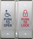 CM-2520/48 Interrupteur de commande de toilette « Push to Open » et « Push to Lock »:  